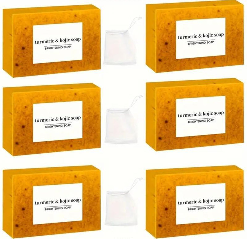 Turmeric Kojic Soap, Soap, Face Cleansing Soap, Turmeric Face and Body Soap, Kojic Face and Body Soap