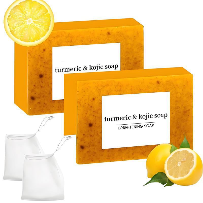 Turmeric Kojic Soap, Soap, Face Cleansing Soap, Turmeric Face and Body Soap, Kojic Face and Body Soap