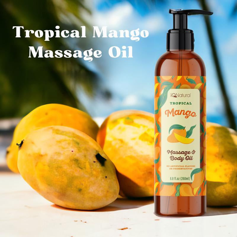 Mango Massage Oils, Massage Oils for Massage Therapy, Tropical Massage Oil, Hydrating Massage Oil–8Oz