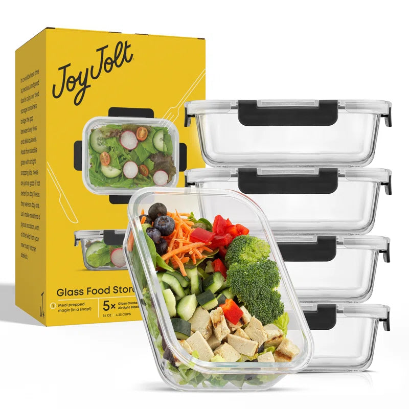 10-Piece Glass Food Storage Container