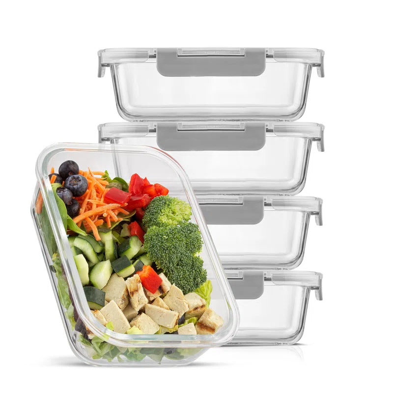 10-Piece Glass Food Storage Container