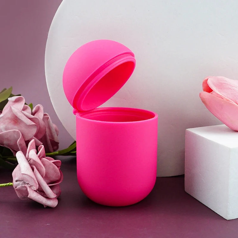 Silicone Case Sterilizer Bpa-Free Cleaner Container to Clean and Store Menstrual Cups Sterilizer
