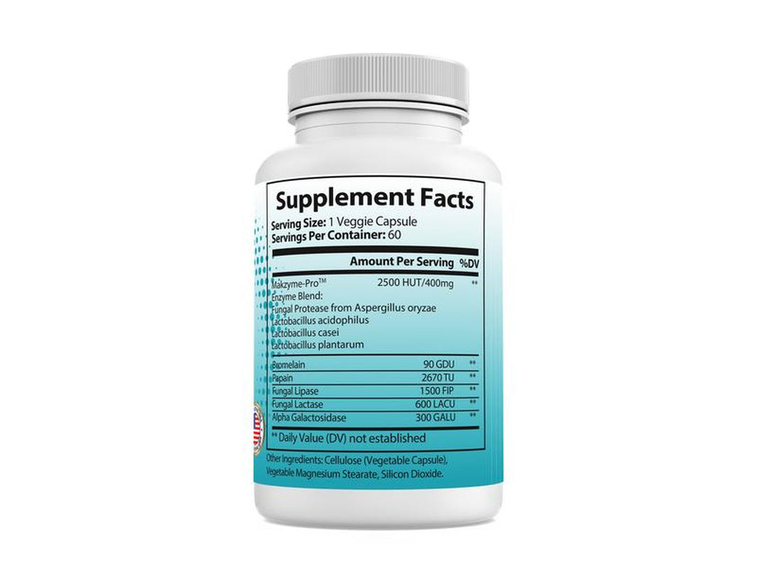 Digestive Enzyme Pro Blend - Enhance Nutrition Absorption + Supports Digestion Supplement Edible Capsule