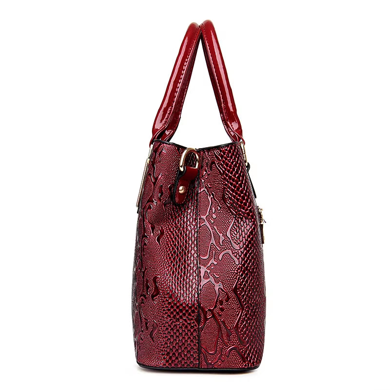 Designer Leather Tote Bag for Women - Luxury Large Capacity Shoulder and Crossbody Handbags