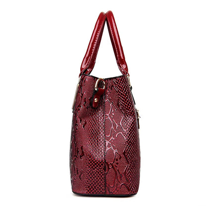 Designer Leather Tote Bag for Women - Luxury Large Capacity Shoulder and Crossbody Handbags