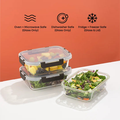 10-Piece Glass Food Storage Container