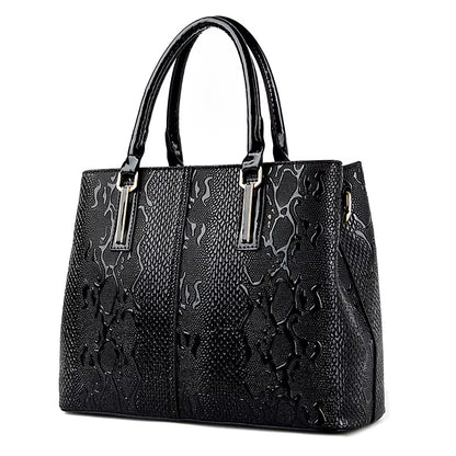 Designer Leather Tote Bag for Women - Luxury Large Capacity Shoulder and Crossbody Handbags