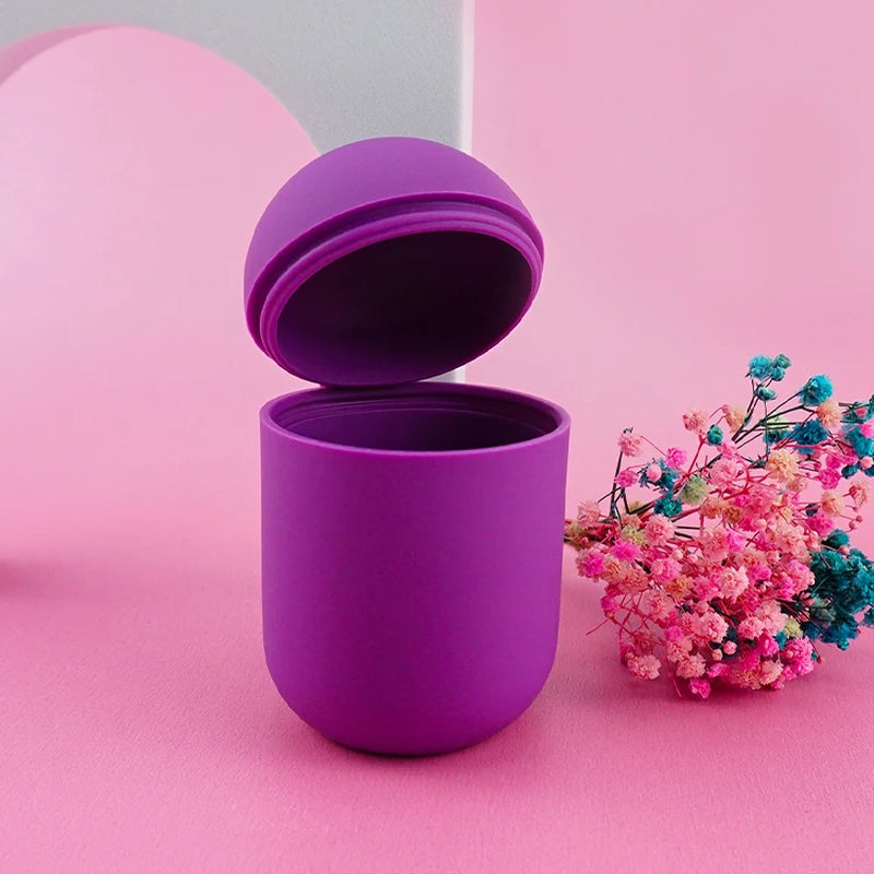 Silicone Case Sterilizer Bpa-Free Cleaner Container to Clean and Store Menstrual Cups Sterilizer