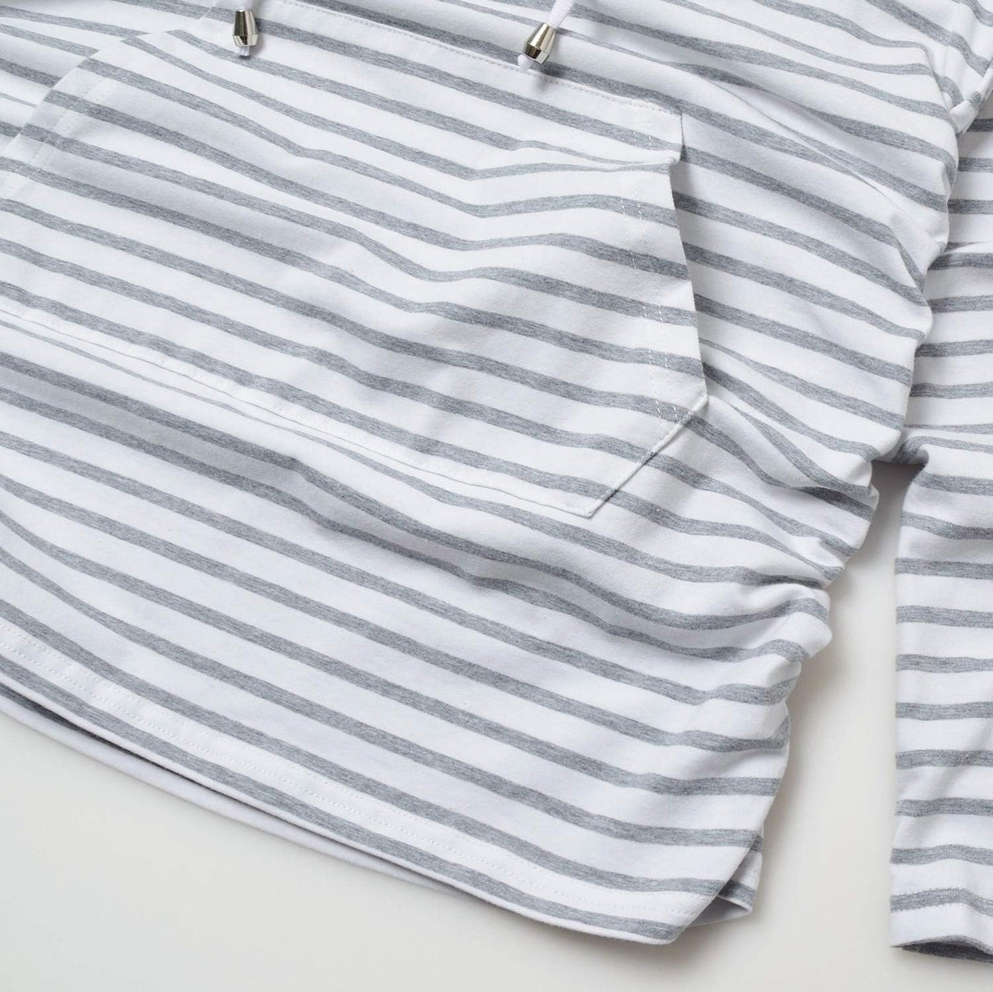 Long Sleeve Maternity Hoodie - Casual Pregnancy Sweatshirt Top