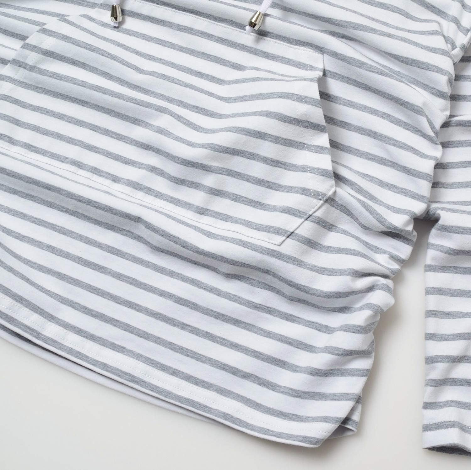 Long Sleeve Maternity Hoodie - Casual Pregnancy Sweatshirt Top