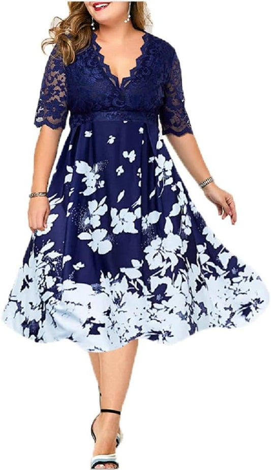 Plus Size Maxi Dresses for Women - Elegant Summer Attire for Wedding Guests 2021